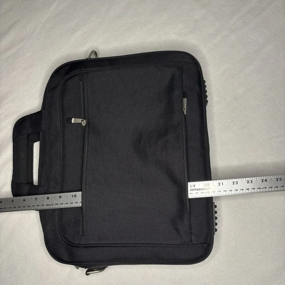 Dell Laptop Briefcase Bag Unisex XL Black Ballistic Nylon Travel Business